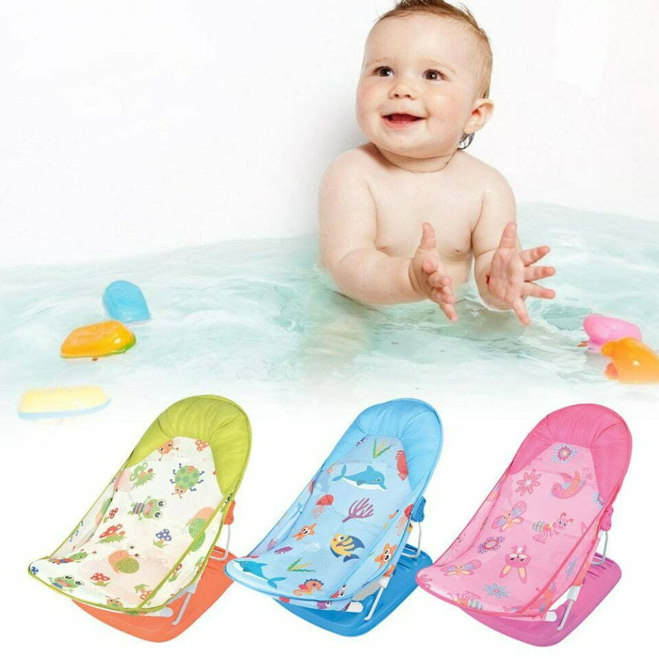 banho para bebê - Cadeira banho bebê dobrável antiderrapante